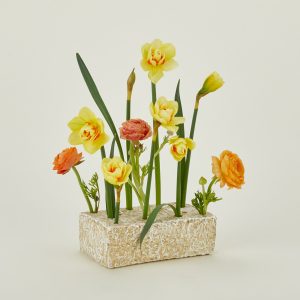Block Ikebana Vase
