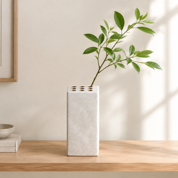 Block Ikebana Vase