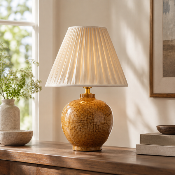 Cordane Pleated Table Lamp