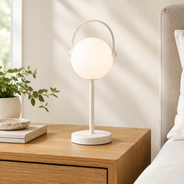 Carrie Led Lamp - White