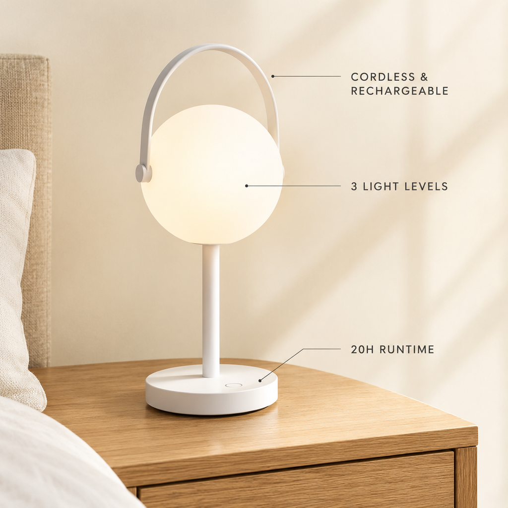 Carrie Led Lamp - White - Image 2